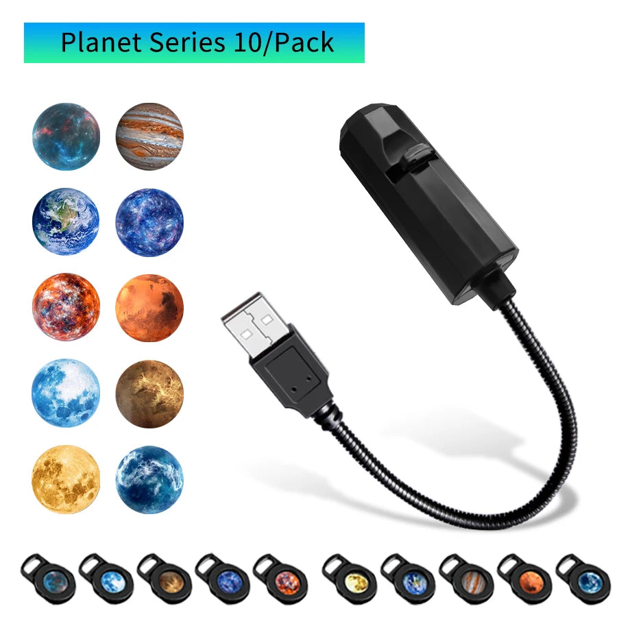 projecteur étoiles usb led lampe veilleuse nuit moderne ambiance halloween noël vacances chambreextérieur