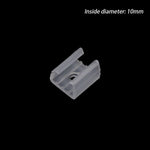 clips fixation transparent modernes vis led bande fibres 10mm 12mm 14mm 17mm 20mm