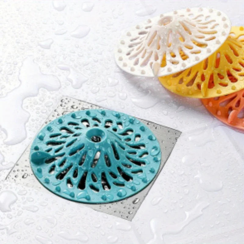 filtre bain moderne perforations bleu blanc jaune orange pratique salle bain