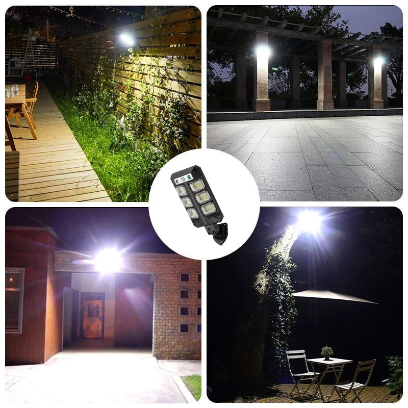 lampe solaire led noir moderne ip65 étanche induction corpo