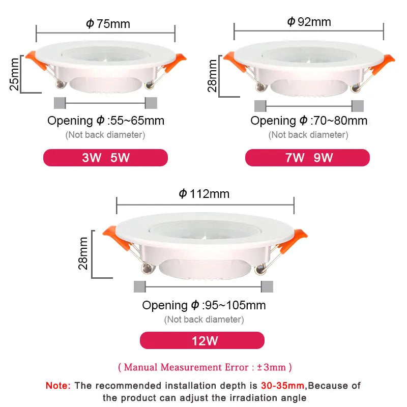 spot led encastré rond blanc moderne éclairage intérieur intérieur intérieur intérieur intérieur intérieur
