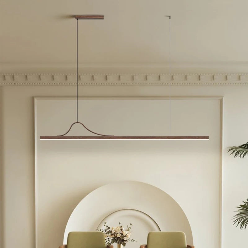 suspension lumineuse moderne pendentif led blanc noir marron clair minimaliste aluminium