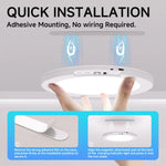 lampe led rechargeable sans fil adhésive motion sensing moderne blanc