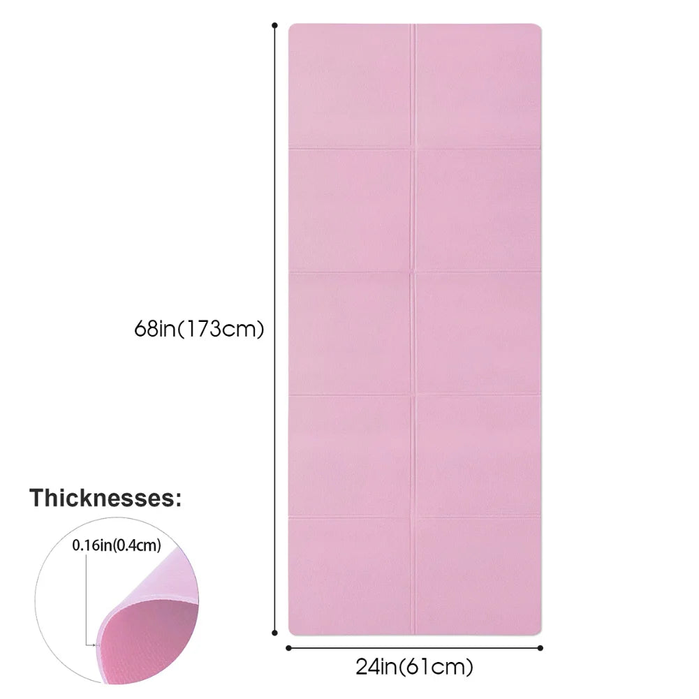 tapis yoga violet rose noir caoutchouc naturel épaisseur 4mm moderne opaque 173cm 61cm exercices