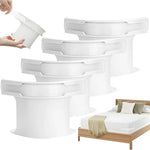 fixateurs draps adhésifs blanc gris minimaliste modernes sangles clips lit chambre maison robustes durables