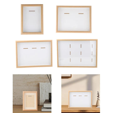 cadre photo bois moderne médailles récompenses sportives décoration triathlon natation football blanc