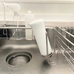 porte savon moderne adhésif blanc unique rangement cuisine acier inoxydable réutilisable fixe multifonction