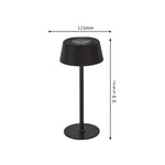 lampes table led rechargeables usb moderne noir blanc plissé sans ombre