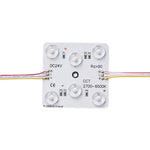 plaque led blanc circuits imprimés diodes modernes connecteurs électriques 24v ccs dimmable
