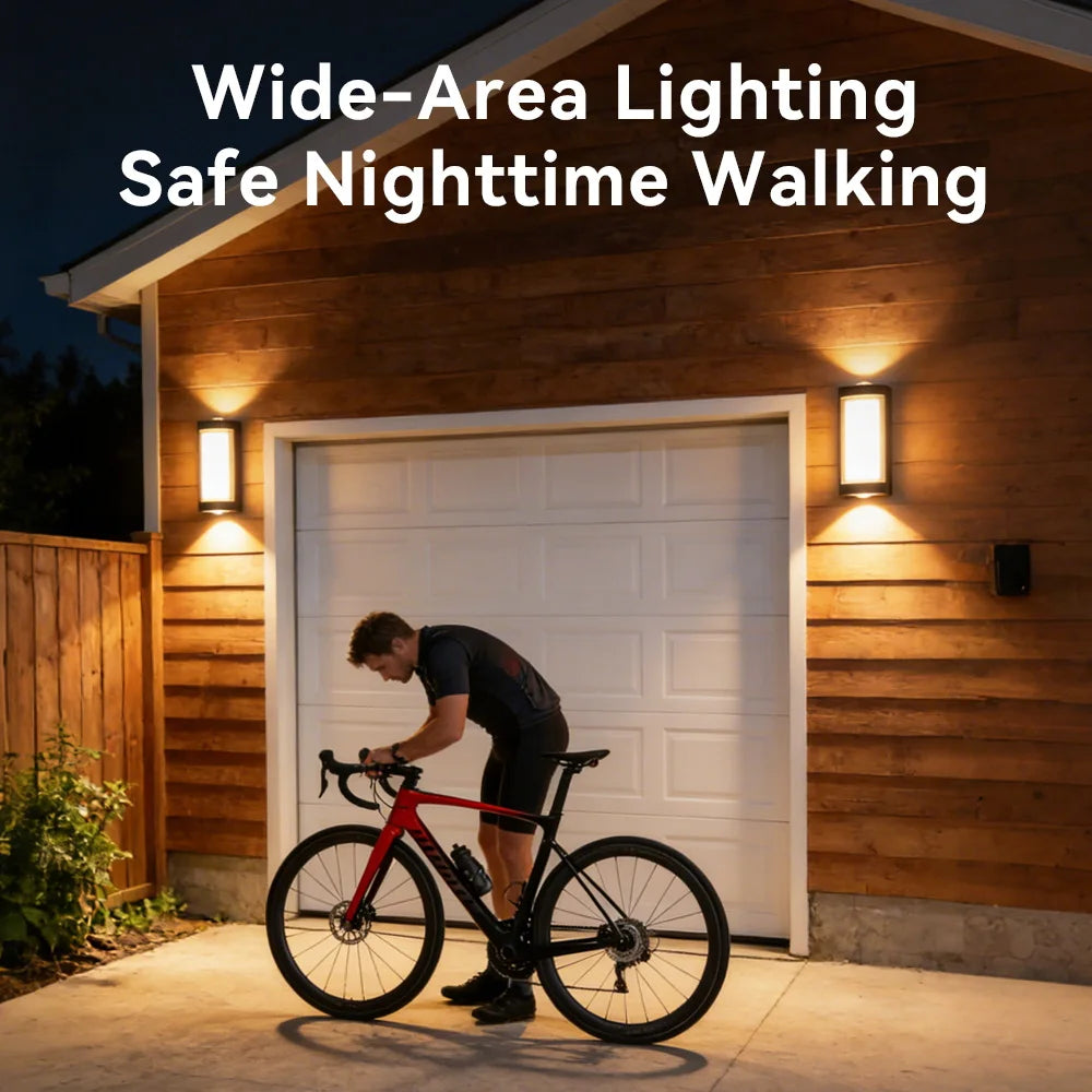 lampe murale extérieure led ip65 moderne noire blanche transparente gouttes d'eau fixée mur