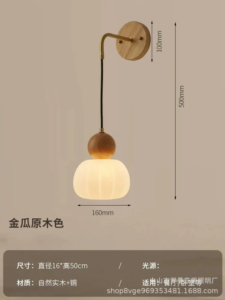 suspension lumineuse trois abatjour bois foncé blanc laiteux moderne minimaliste