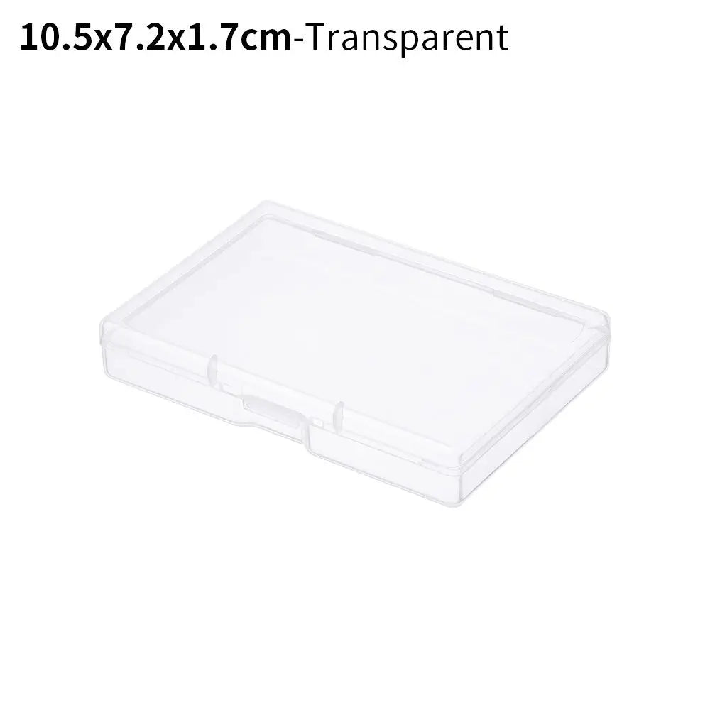 boîtes rangement transparentes noires empilables poignées modernes organisation bijoux diamants pilules articles divers