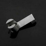 support barre douche argenté surface lisse moderne fixation murale vis chevilles