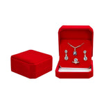 boîtes bijoux velours rouge gris rose bordeaux classiques rangement colliers boucles doreilles