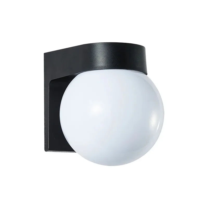 applique murale moderne led e27 noir extérieure résistante temps 110v 240v