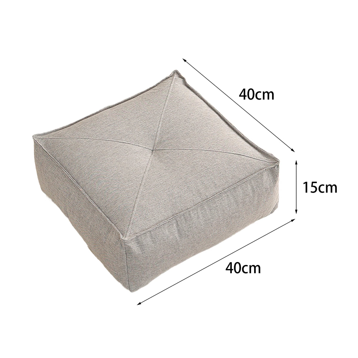 coussin sol orange gris minimaliste cuir aspect mat lavable moderne adultes