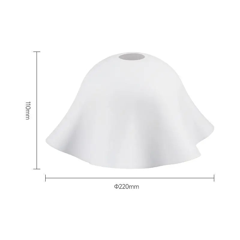 abat jour blanc moderne tringle 215mm 42mm 270mm 140mm 270mm 110mm doux opaque