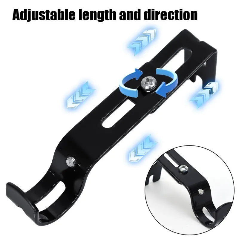 support rideau noir vis fixe moderne quincaillerie decoration fenetre adjustable outils muriaux