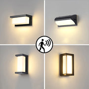 Applique murale LED extérieure avec détecteur de mouvement IP65, éclairage moderne pour jardin et véranda