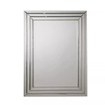 miroir argenté classique rayures horizontales vertical decoration chambre salon