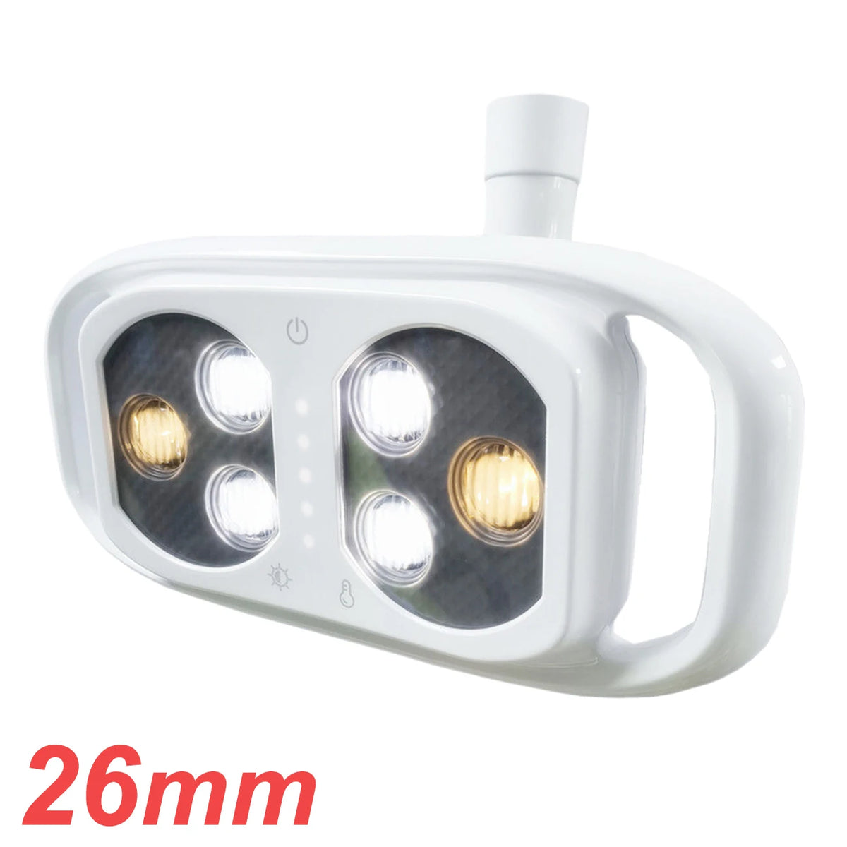 lampe dentaire led diodes blanc moderne fixation succion soins bucco dentaires