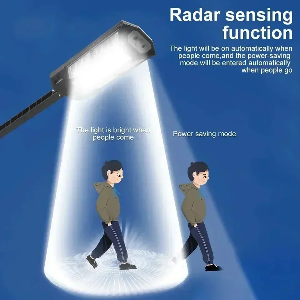 lumière solaire moderne noire détecteur mouvement panneau solaire led facile