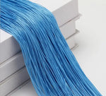 rideau decoratif tissu alveolaire franges or bleu violet rose semi transparent moderne 100x200cm