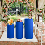 supports présentation desserts tissu couleurs modernes mariage fêtes uni minimalistes