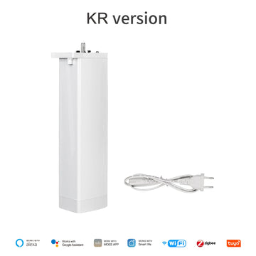 motrice rideau électrique intelligent super silencieuse wifi zigbee blanc moderne