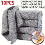 serviettes cuisine gris microfibre sèchage rapide lavable machine 20x20cm 25x25cm 30x30cm modernes utilitaires