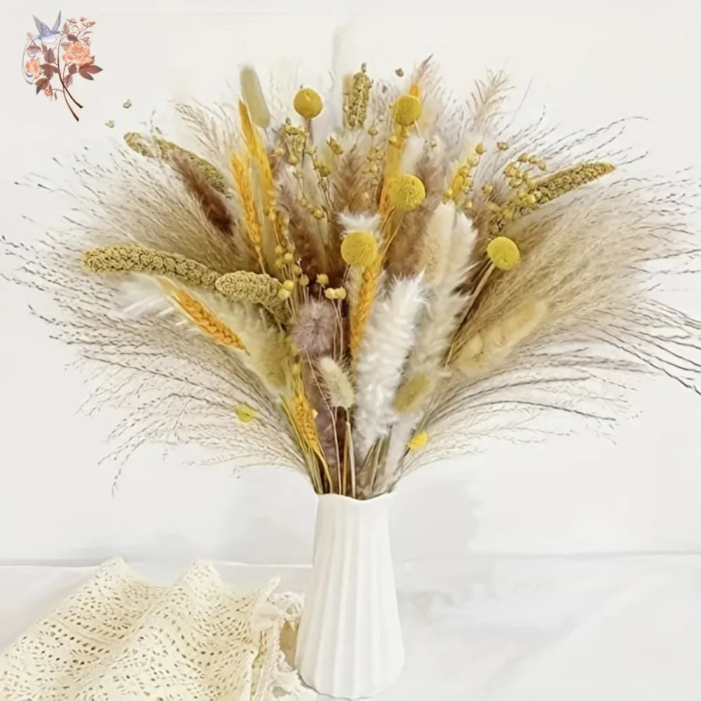 bouquet fleurs séchées naturel décoration maison mariage anniversaire party halloween valentin