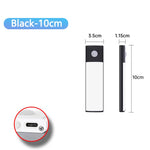 lampe led rechargeable sensor mouvement moderne noire blanche 20cm 40cm 60cm
