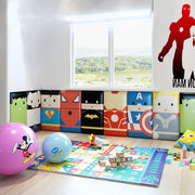 panneau tête lit super héros personnalisable bleu rouge noir enfant sécuritaire