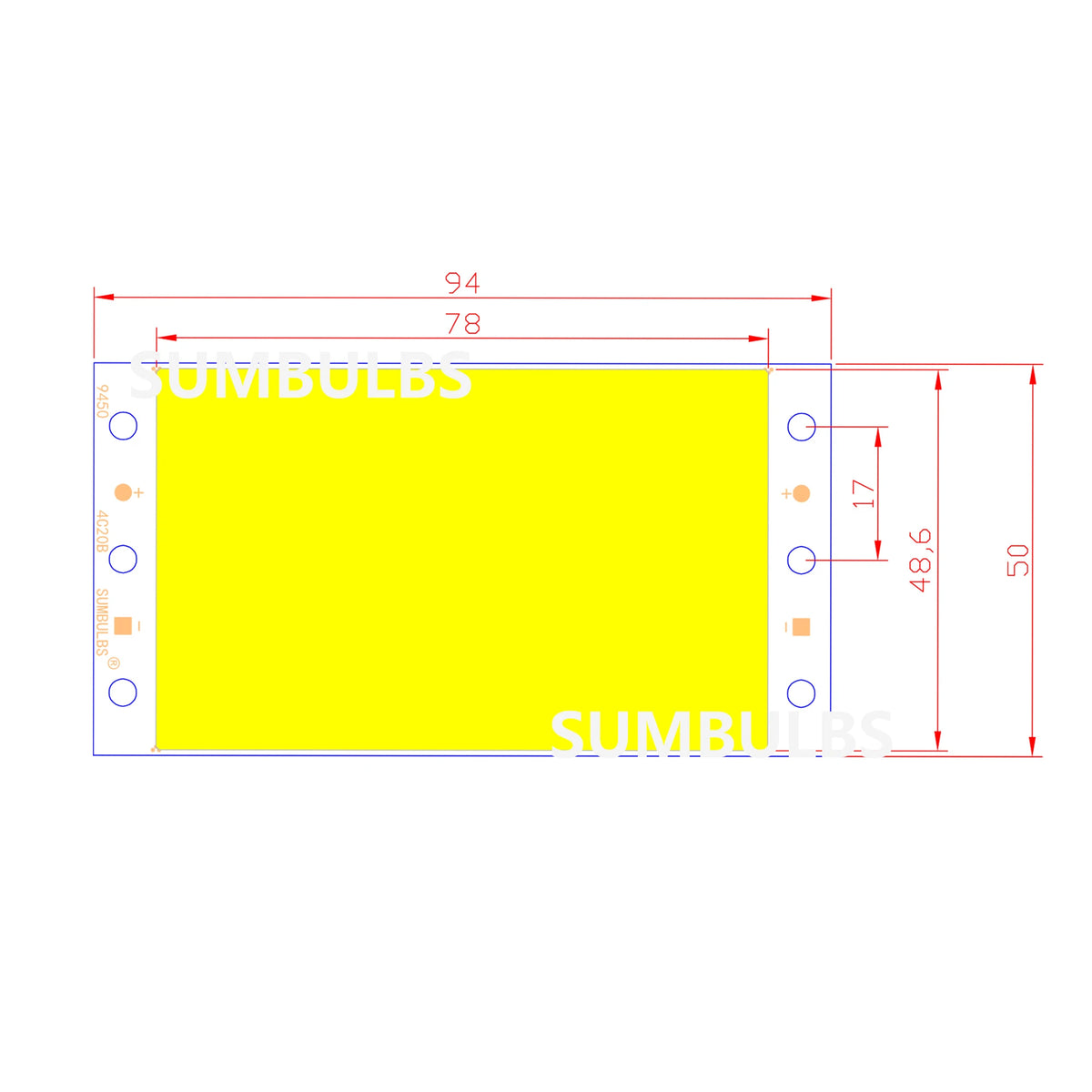 Panneau led ultra lumineux 12v blanc rouge jaune bleu moderne télécommande