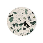 coasters terrazzo blanc vert moderne respectueux environnement noir beige marron opaques