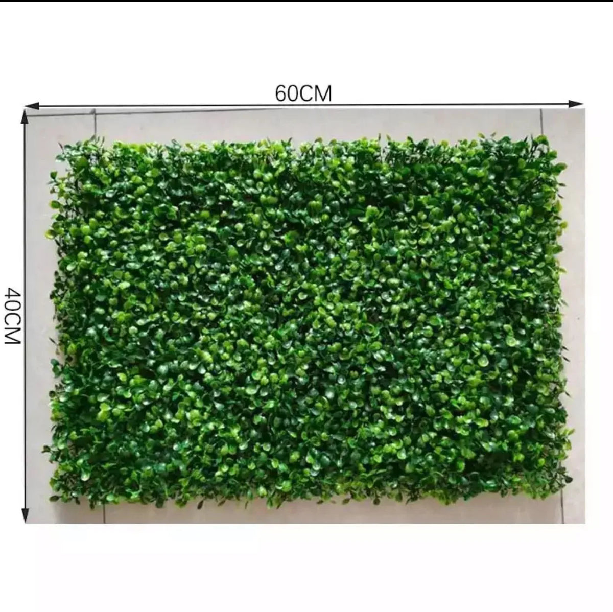 panneau végétal artificiel murale feuilles vertes fleurs rouges décor jardin extérieur intérieur haie naturelle