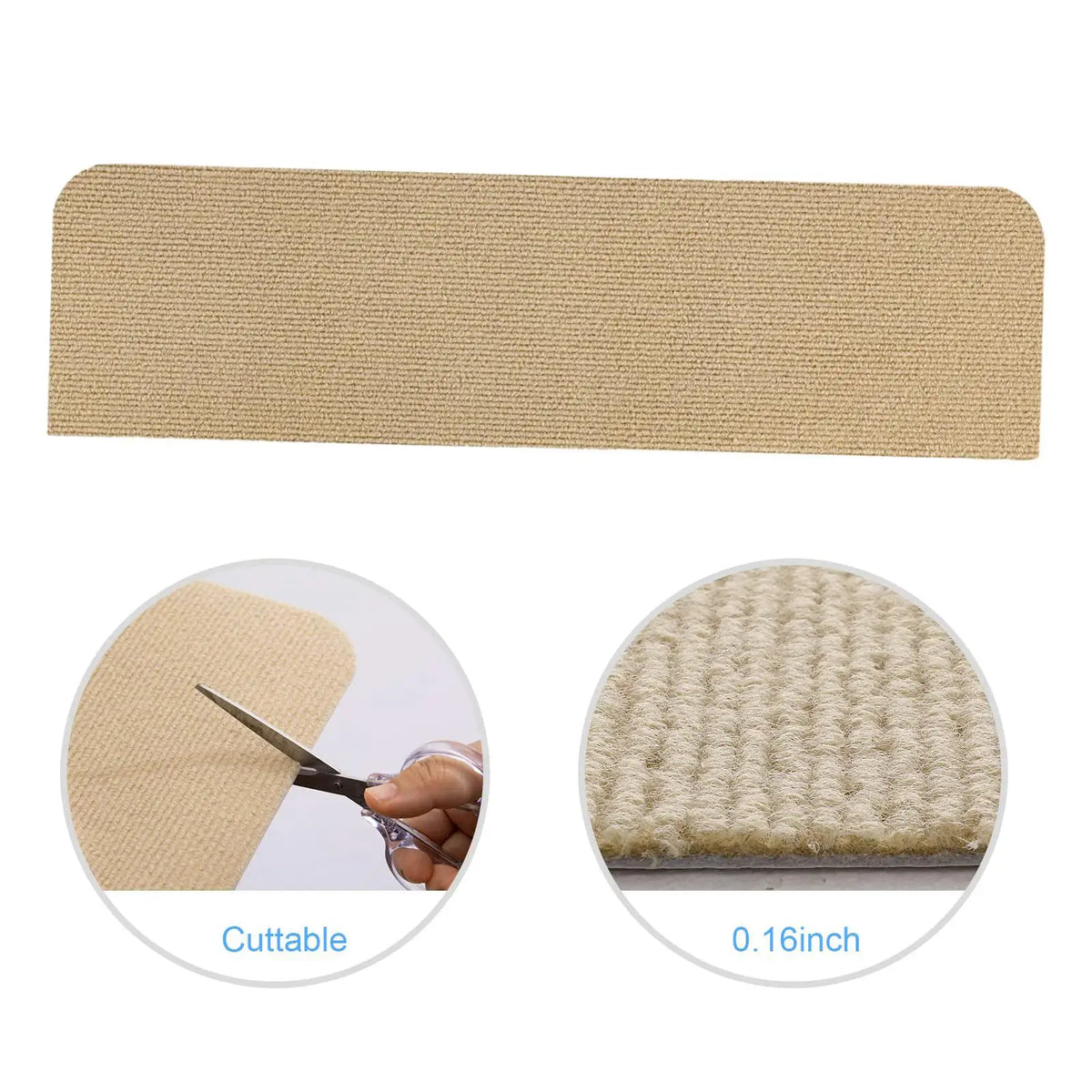 tapis anti dérapant moderne marches bois non slip adhésif beige gris bleu marine texture