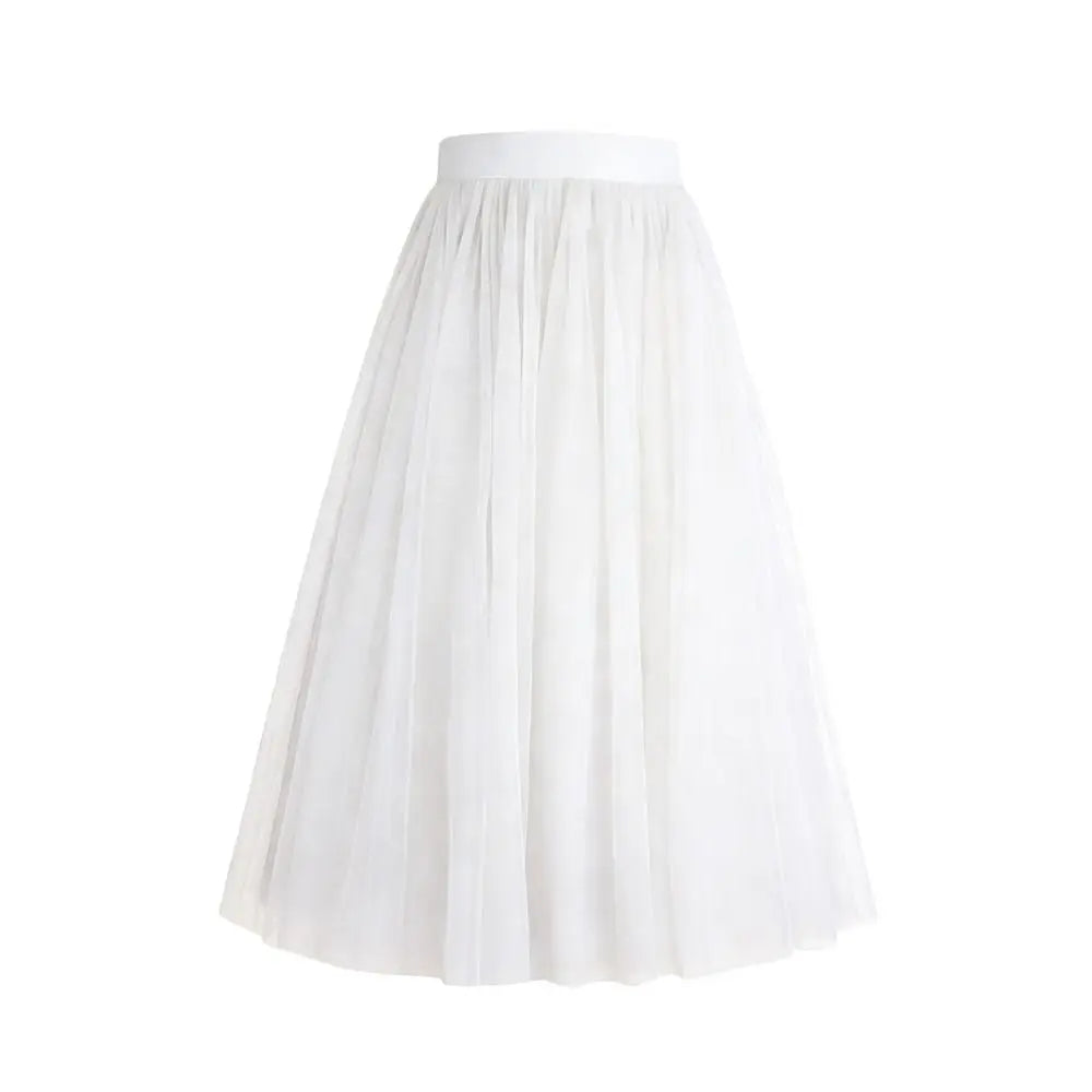 jupe tulle classique blanc gris noir translucide élastique cheville femme soirée