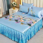 Ensemble complet 3 pièces parure de lit avec couvre-matelas