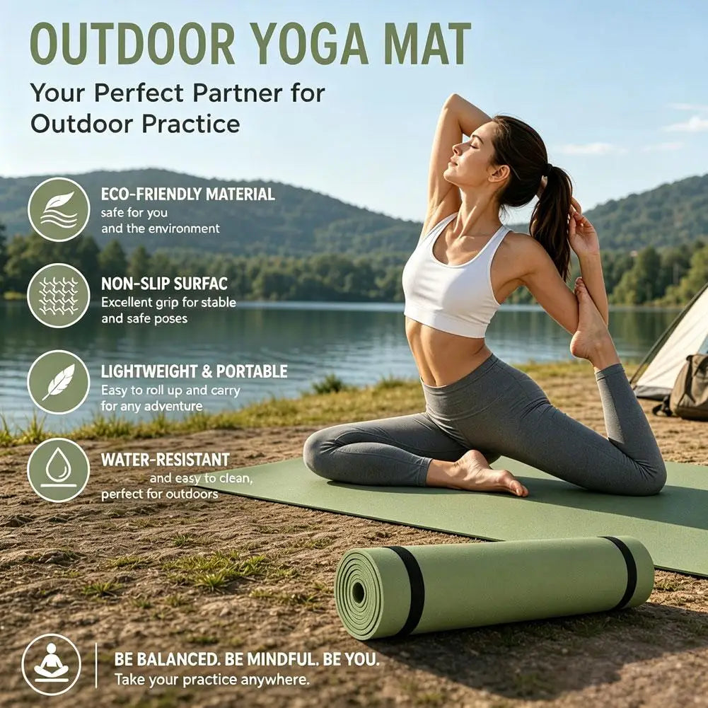 tapis yoga antidérapant eva orange vert olive gris blanc noir yoga fitness bienêtre rouleau