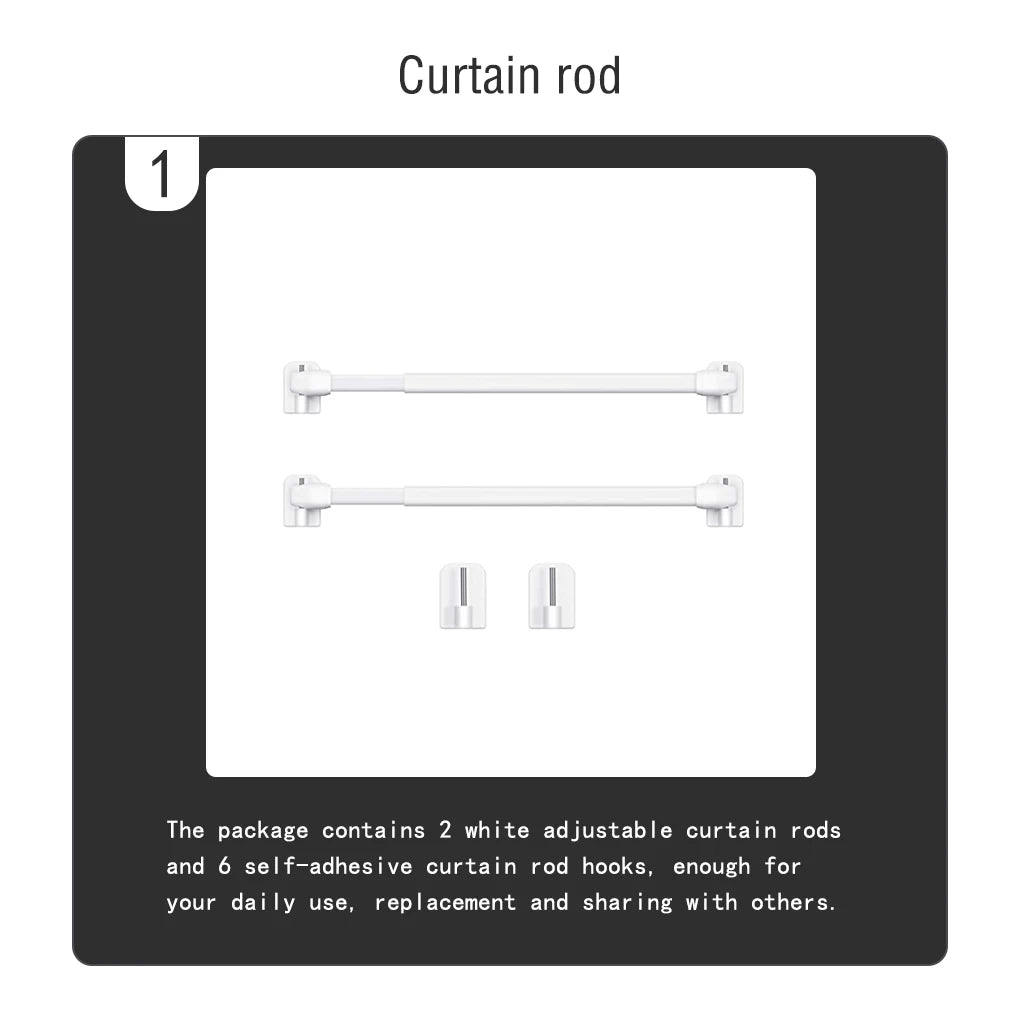 Installation facile de tringle à rideau sur mur blanc