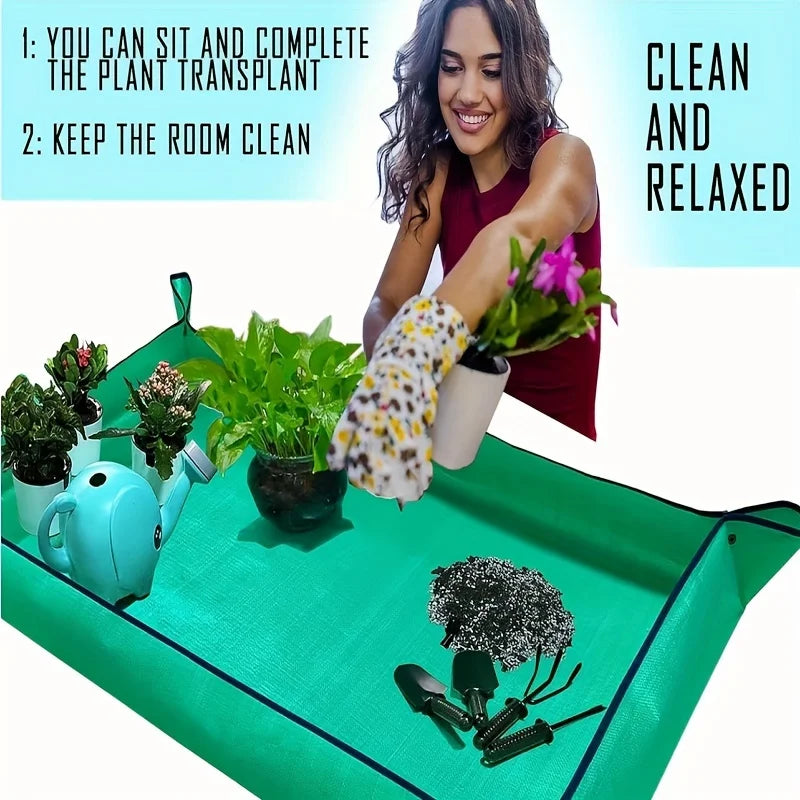 tapis jardinage vert moderne anti dérapant pliable plantes succulentes grande taille facile nettoyer poisgnées