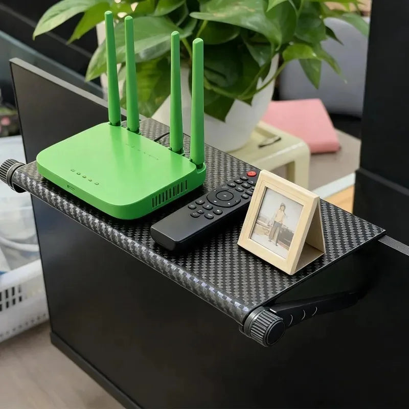 support rangement réglable écran tv moniteur ordinateur étagère multifonctionnelle moderne minimaliste