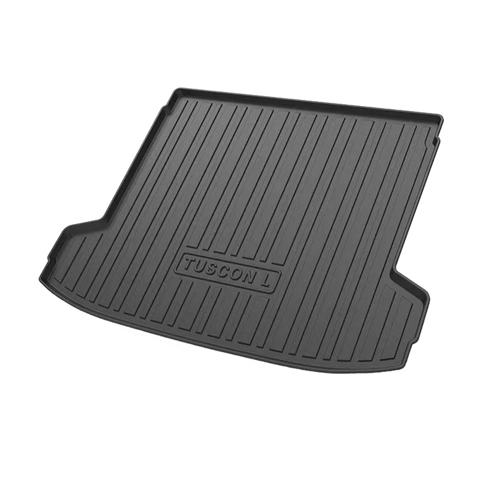 tapis coffre hyundai tucson noir rayures horizontales texture micro perforée étanche moderne