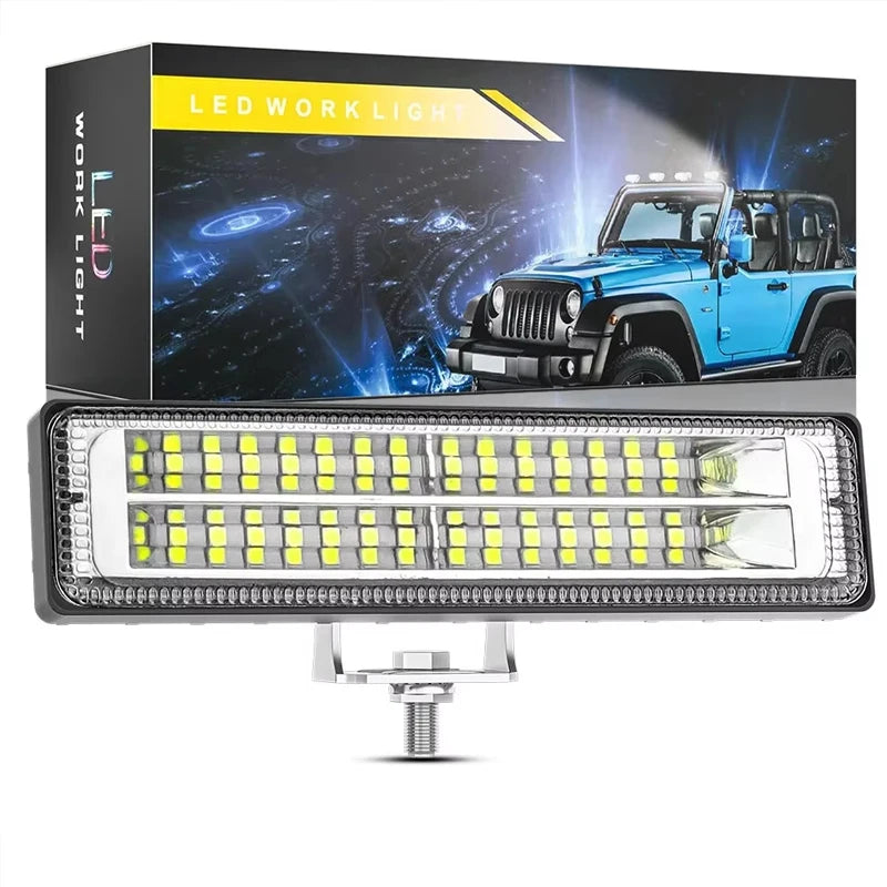 lampe travail led noire diodes vis moderne câble ip65 tout terrain inondation