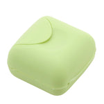 boîtes savon plastique vert rose bleu opaques modernes sans fuite intérieur texturé