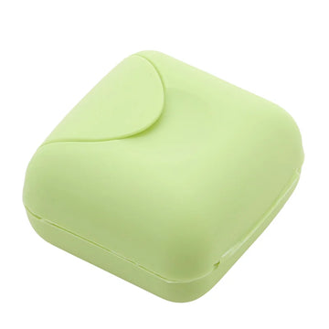 boîtes savon plastique vert rose bleu opaques modernes sans fuite intérieur texturé