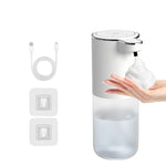 distributeur automatique savon noir blanc rechargeable tactile moderne minimaliste