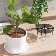 Couvercle de pot de plantes anti-corrosion pratique, assemblage facile, protecteur de pot de fleurs en plastique découpable