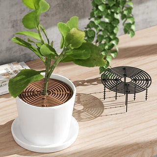 Couvercle de pot de plantes anti-corrosion pratique, assemblage facile, protecteur de pot de fleurs en plastique découpable
